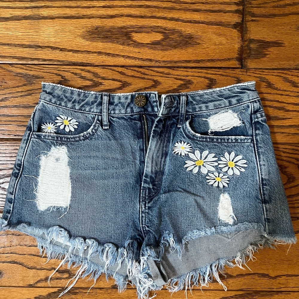 Denim shorts